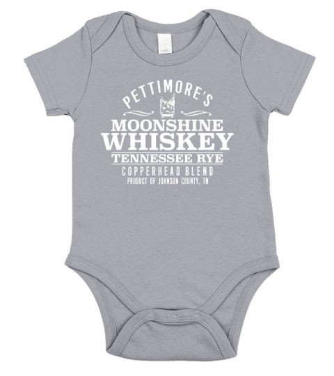 Pettimores moonshine whiskey - Copperhead blend Short Sleeve Baby One-Piece