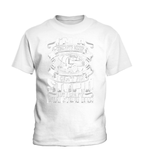 Concrete Mixer Kids T-Shirt