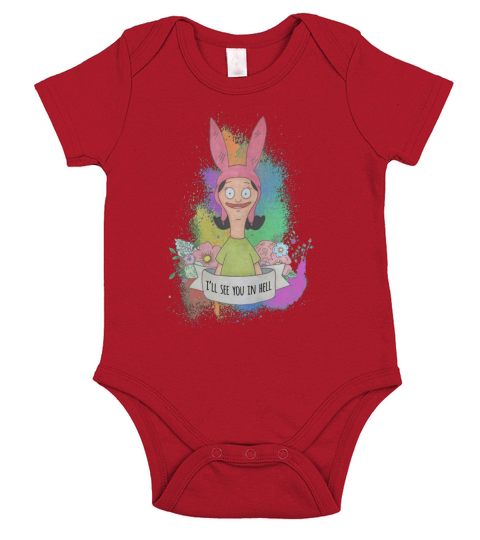 Louise Belcher Short Sleeve Baby One-Piece