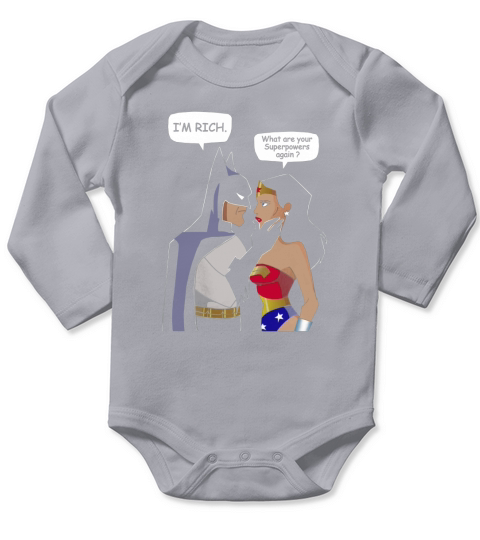 I am rich Long Sleeve Baby One-Piece