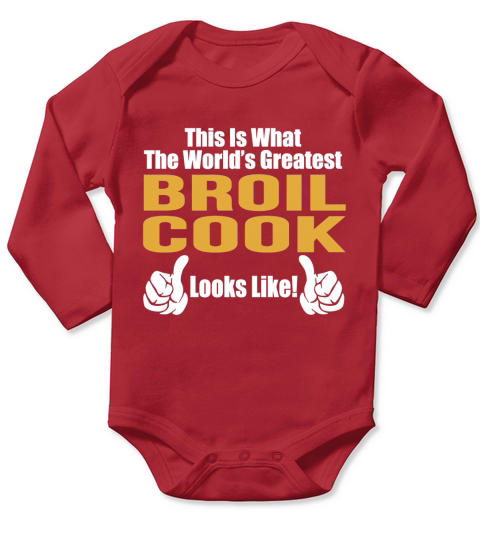BROIL COOK Long Sleeve Baby One-Piece