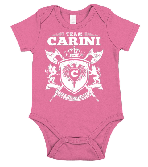 Team Carini T-Lifetime Member: Tshirts For Team Carini, Carini Family, Carini Company Short Sleeve Baby One-Piece
