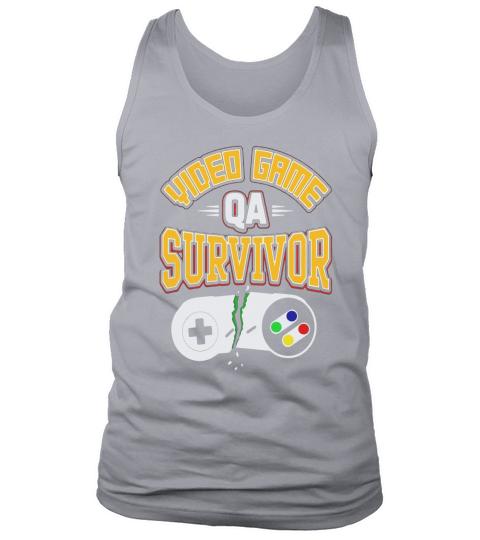 Video Game QA Tester Survivor Funny Tshirt Tank Top Unisex