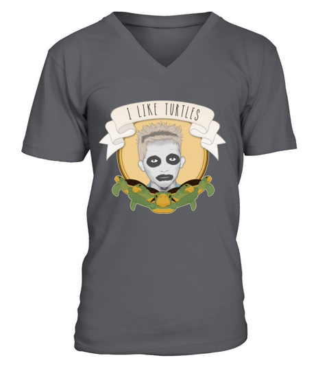 I Like Turtles V-Neck T-shirt