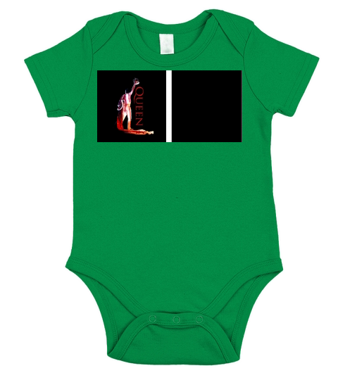 Queen Freddie Mercury Crowned shirt - Pillow Short Sleeve Baby One-Piece