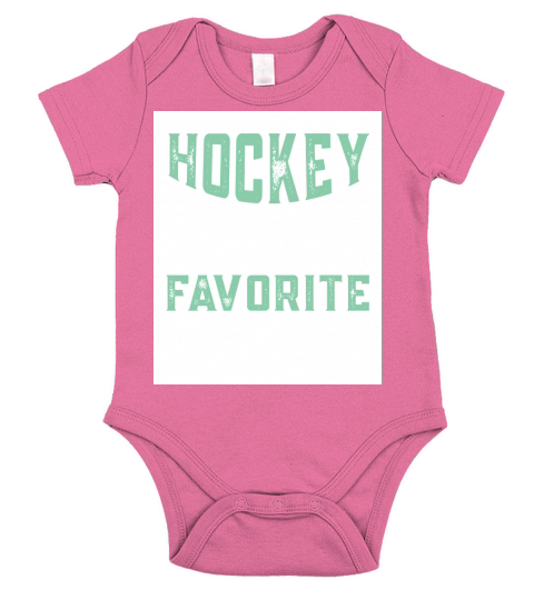 Hockey is my favorite season Short Sleeve Baby One-Piece