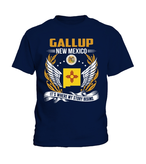 Gallup, New Mexico - Its Where My Story Begins Kids T-Shirt