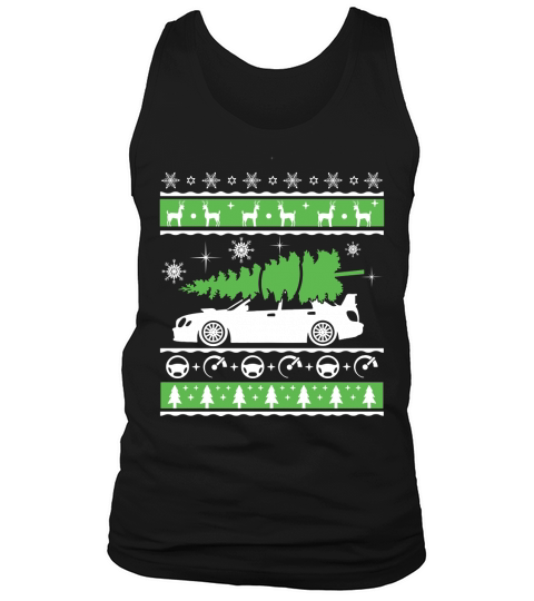 2x low Toyota Corolla ae92 Christmas Car Tree Ugly Sweater Tank Top Unisex