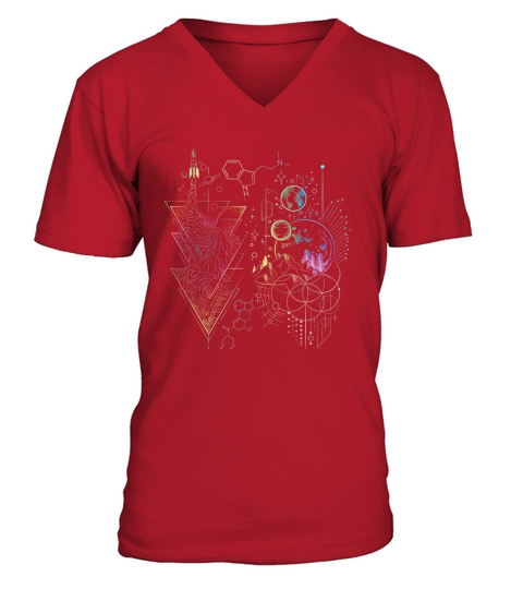 Dmt Spirit Molecule Psychedelic Music Lover Open Air Fest shirt V-Neck T-shirt