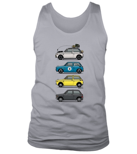 Stack of  Vintage Honda N360 N600 Kei Cars Tank Top Unisex