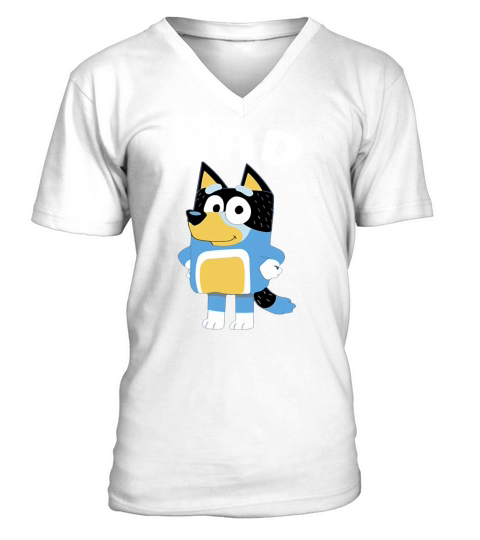 Bluey Dad V-Neck T-shirt
