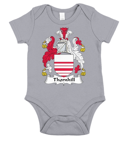 Thornhill Family Crest British Family Crests Short Sleeve Baby One-Piece