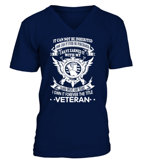 VETERAN TSHIRT V-Neck T-shirt