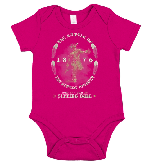 Battle of the Little Bighorn 1876 Short Sleeve Baby One-Piece