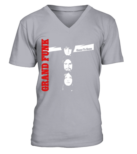 Grand Funk Closer To Home Album V-Neck T-shirt
