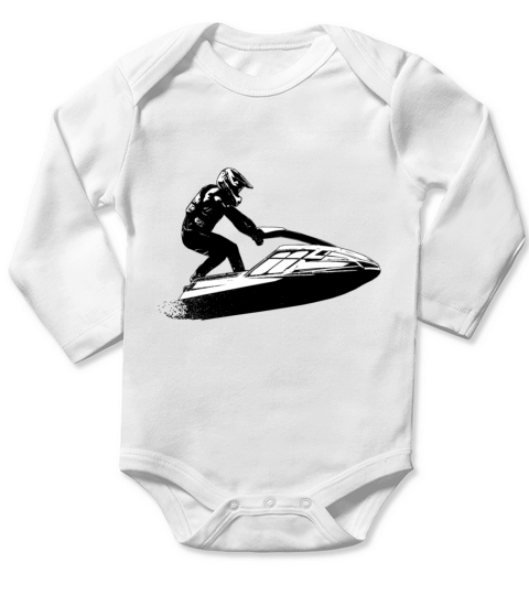 Jetski  -  Jet-ski - Boatercycle - Water scooter T-Shirts 4 Long Sleeve Baby One-Piece