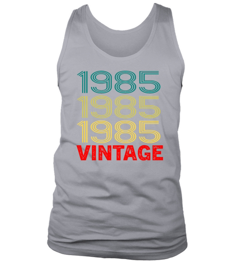 Retro Vintage 1985 35th Birthday Gift For Family Tank Top Unisex