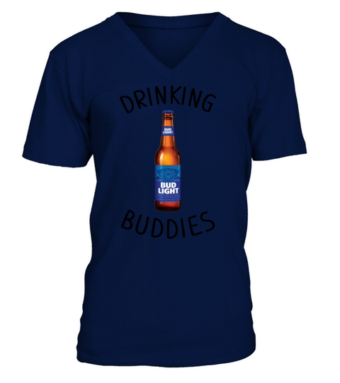 Drinking Buddies Bud Light - Baby Onesie V-Neck T-shirt