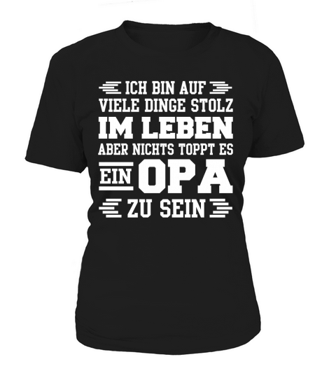 Herren Nichts toppt es ein Opa zu sein Vatertag T-Shirt Women's T-Shirt