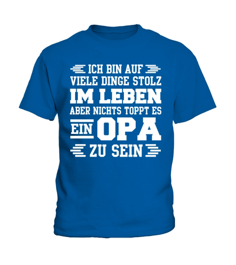 Herren Nichts toppt es ein Opa zu sein Vatertag T-Shirt Kids T-Shirt