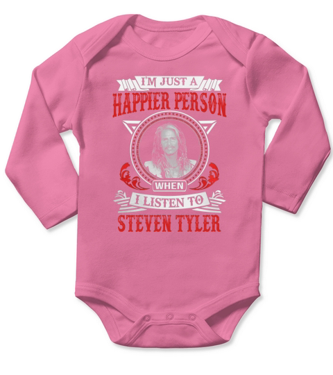 STEVEN TYLER HAPPIER PERSON Long Sleeve Baby One-Piece