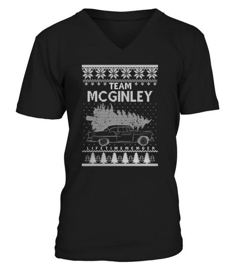 Vintage Tshirt for MCGINLEY V-Neck T-shirt