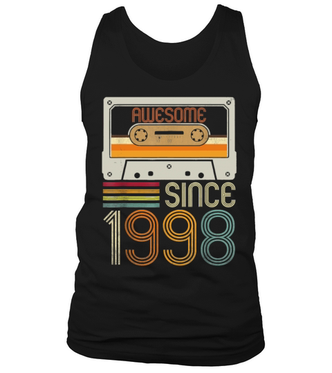 Awesome Since 1998 23rd Birthday Vintage 23 Years Tank Top Unisex