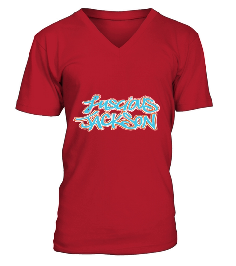 Luscious Jackson Graffiti V-Neck T-shirt