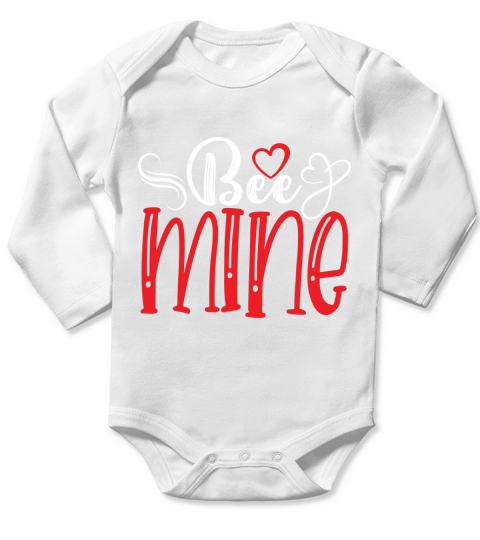 Bee mine(1) Long Sleeve Baby One-Piece
