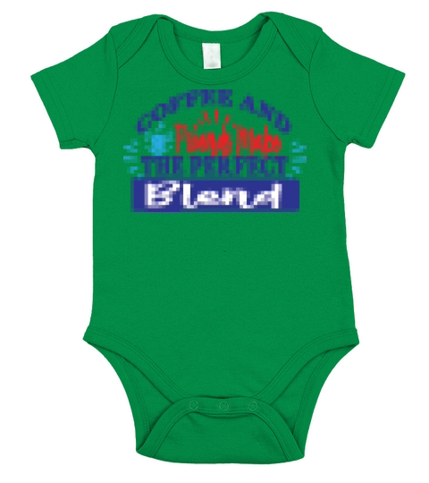 COFFEE AND FRIENDS MAKE THE PERFECTBLEND Short Sleeve Baby One-Piece