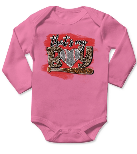 Thats my boy Long Sleeve Baby One-Piece