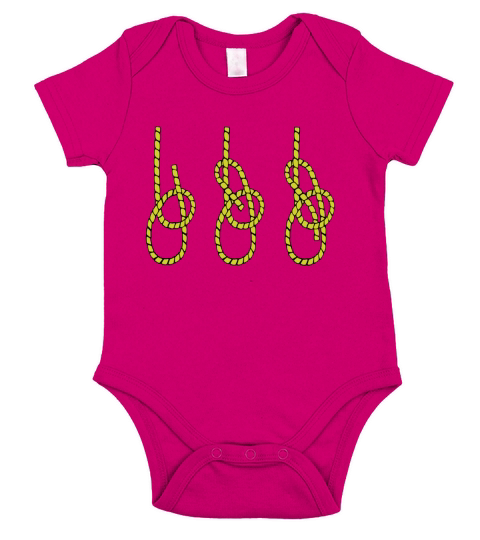 Knot illustration Bowline Short Sleeve Baby One-Piece