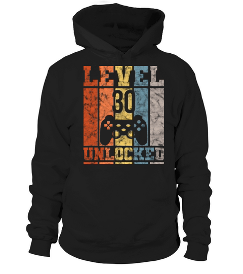 30th Birthday Gamer Gift Retro Vintage Shirt Hoodie Unisex