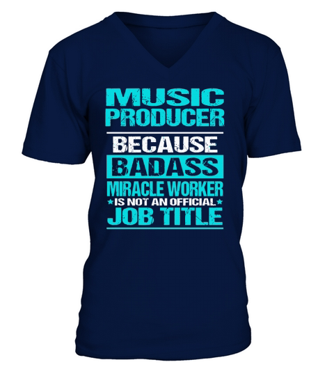 MUSIC PRODUCER V-Neck T-shirt