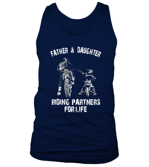 FATHER AND DAUGHTER RIDING PARTNERS FOR LIFE Tank Top Unisex