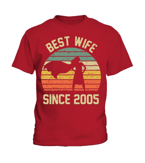 Wedding Anniversary Best Wife SINCE 2005 Kids T-Shirt