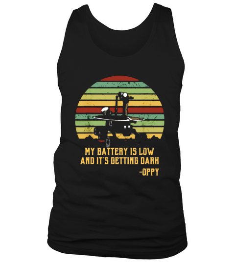 RIP Oppy Mars Rover Last Words Died Dead Opportunity Tank Top Unisex