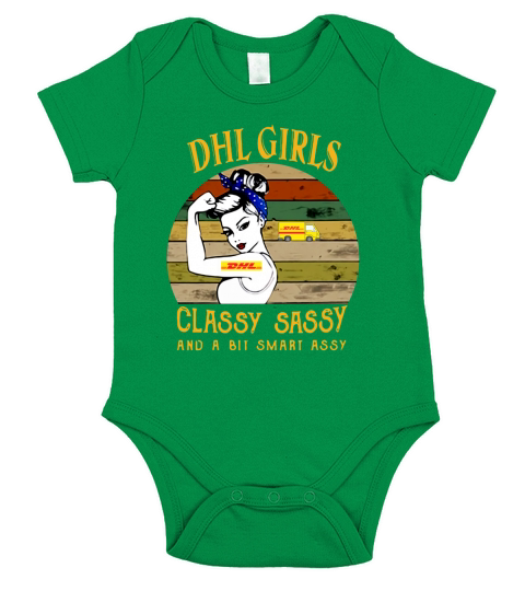 DHL girls classy sassy and a bit smart assy - Travel Mug Short Sleeve Baby One-Piece