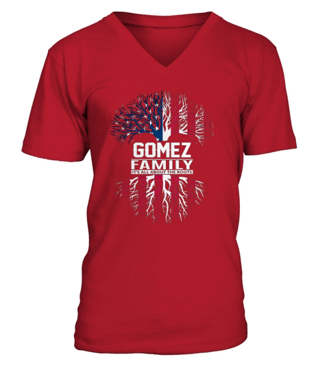 gomez family V-Neck T-shirt