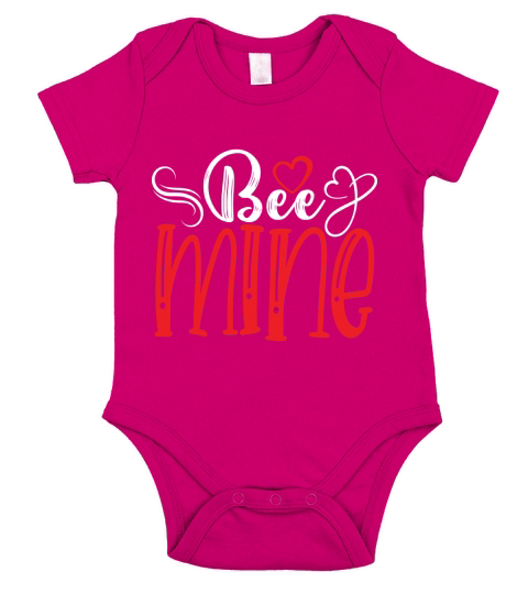 Bee mine(1) Short Sleeve Baby One-Piece