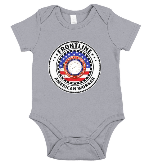 International Union of Operating Engineers Frontline American worker shirt Short Sleeve Baby One-Piece