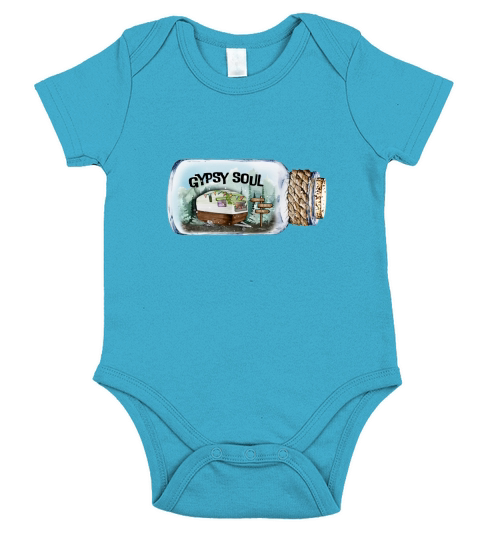 Gypsy soul sublimation Short Sleeve Baby One-Piece