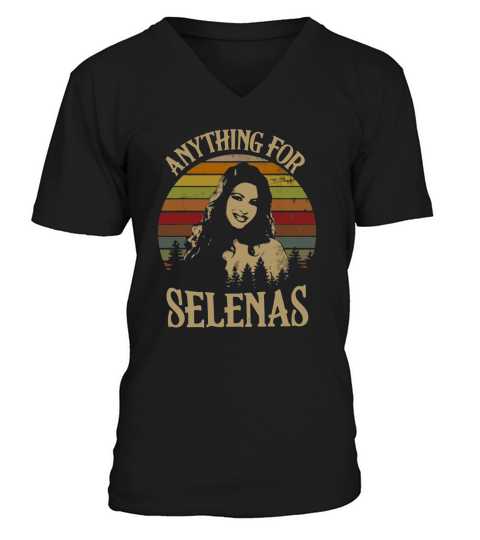 Sunset Anything for Selenas shirt V-Neck T-shirt