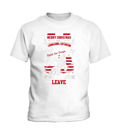 I Say Merry Christmas God Bless America Kids T-Shirt