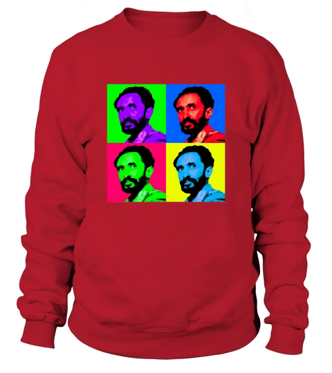 Haile Selassie Pop Art - T Shirt Sweatshirt Unisex