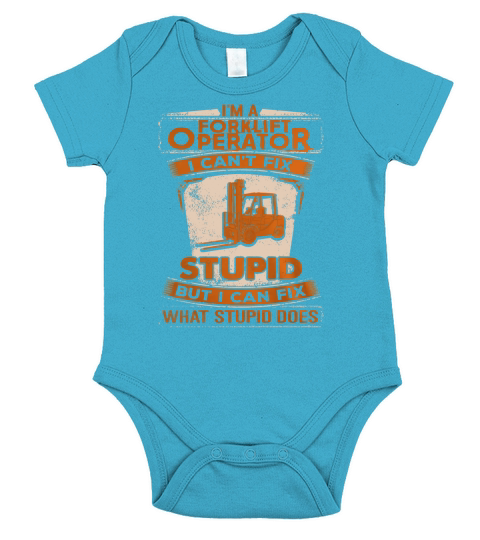 Forklift Operator! Short Sleeve Baby One-Piece