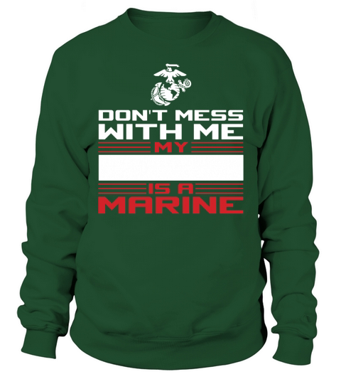 My Daddy Is A Marine, Custom Design Template - Baby Onesie Sweatshirt Unisex