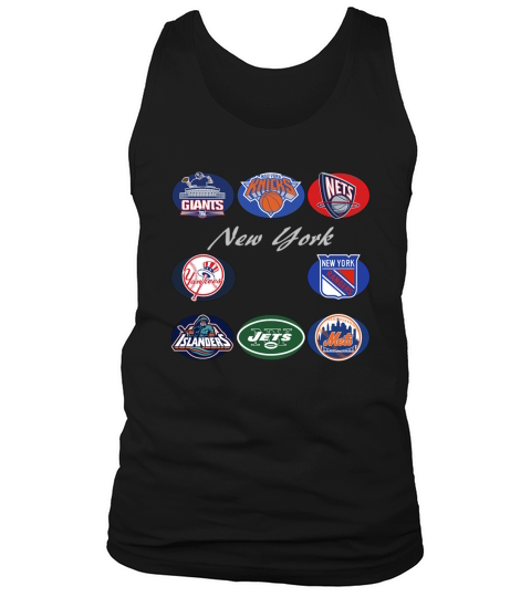 New York Professional Sport Teams Collage Tank Top Unisex