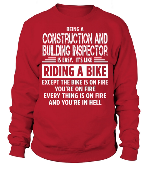 Construction and Building Inspector Sweatshirt Unisex
