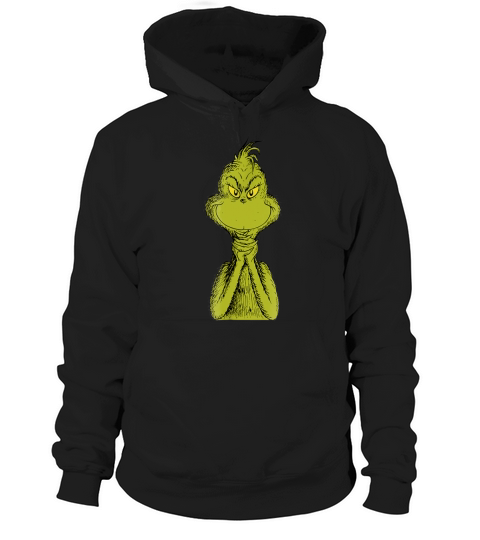 Dr Seuss Classic Sly Grinch Hoodie Unisex